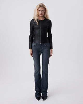 Lowrise Bootcut | Dark Coated Denim