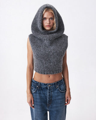 Knit Top | Heather Grey