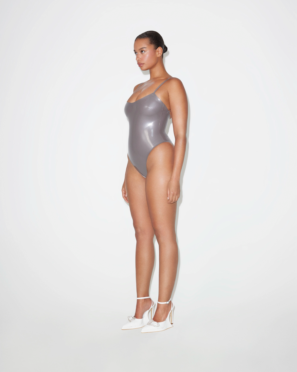 Latex Bodysuit | Silver