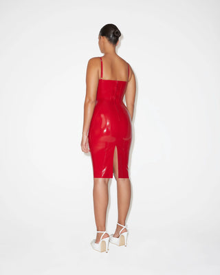 Latex Cutout Dress | Rouge
