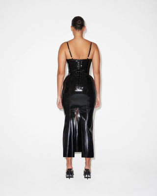 Latex Plunge Tank | Black