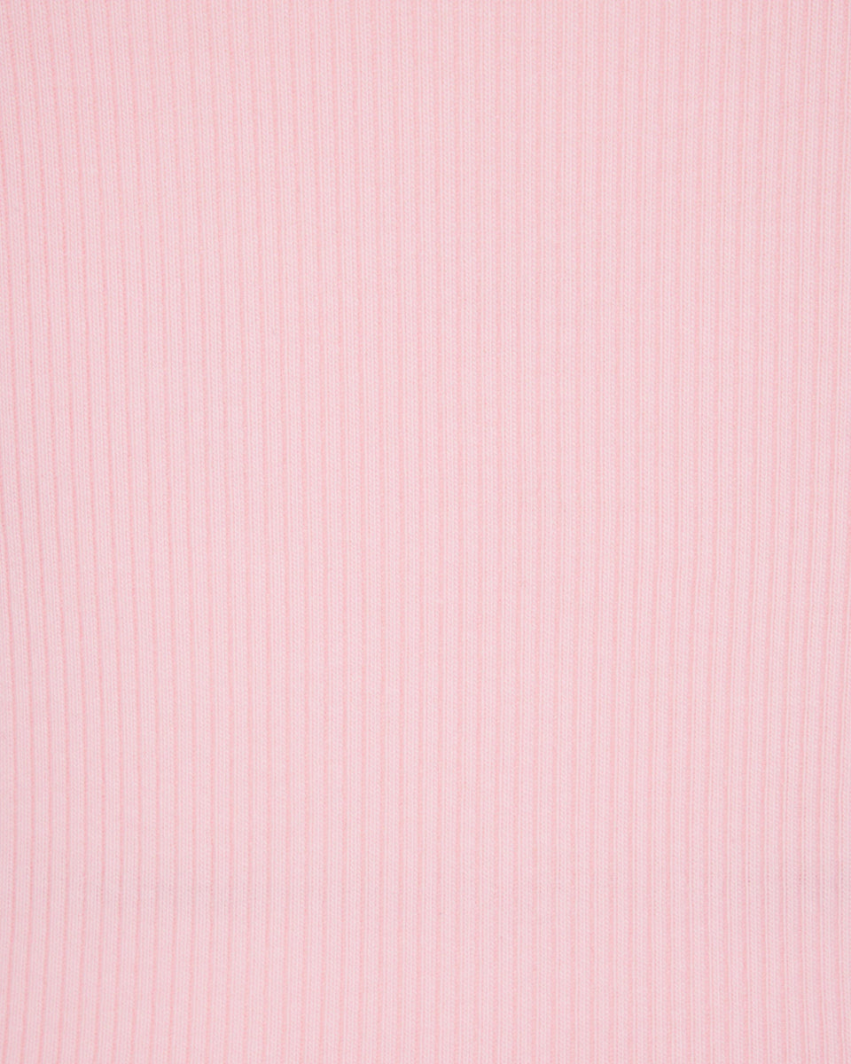 Long Sleeve Ribbed Tee | Orchid Pink