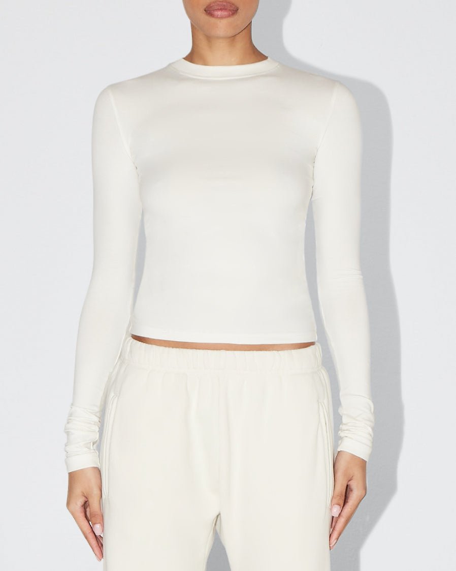 Long Sleeve Tee | Ecru