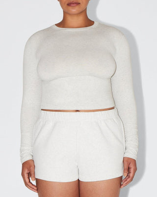 Long Sleeve Tee | Light Heather Grey