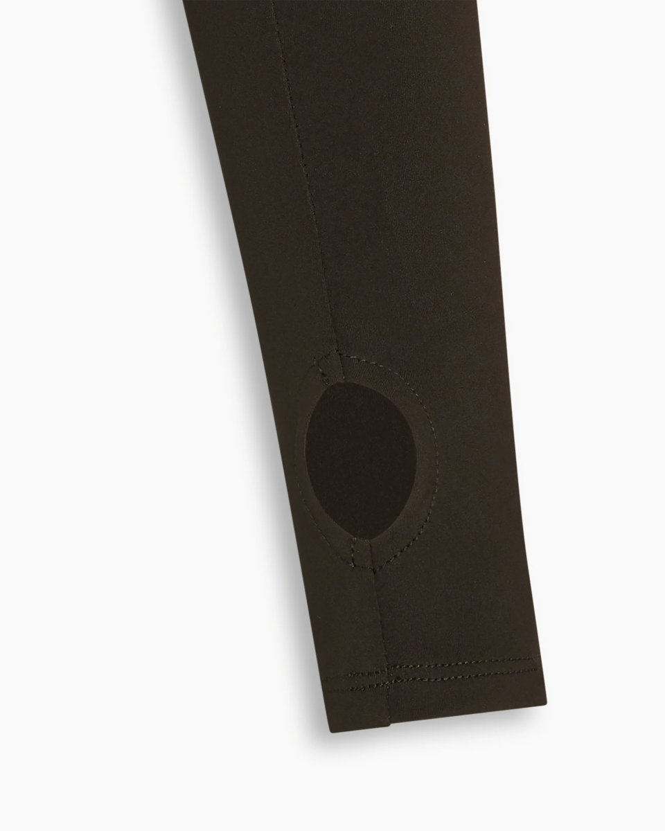 Long Sleeve Thumb Hole Tee | Chocolate