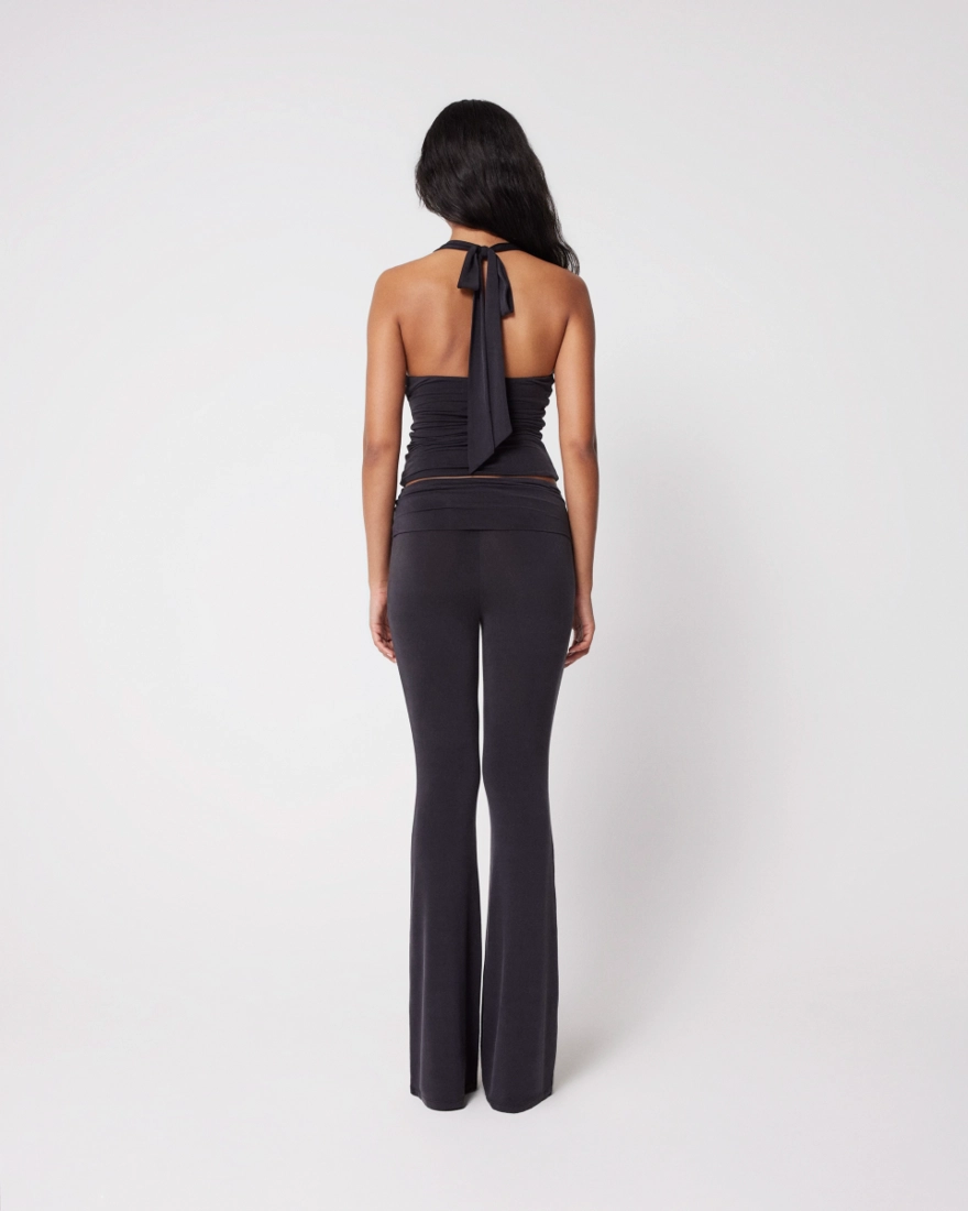 Low Rise Foldover Pant | Black