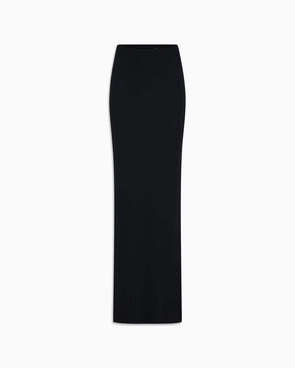 Low Rise Maxi Skirt | Black