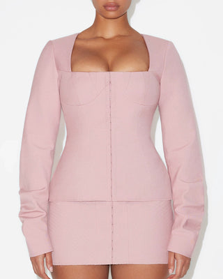 Mini Corset Skirt | Blush