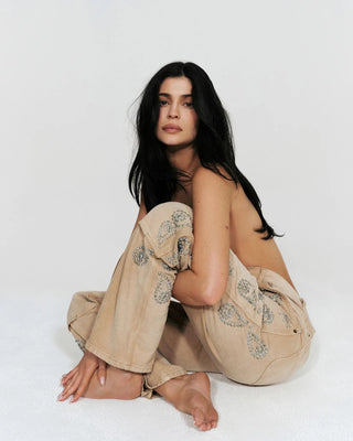 Mulholland Studded Carpenter Pant | Vintage Khaki