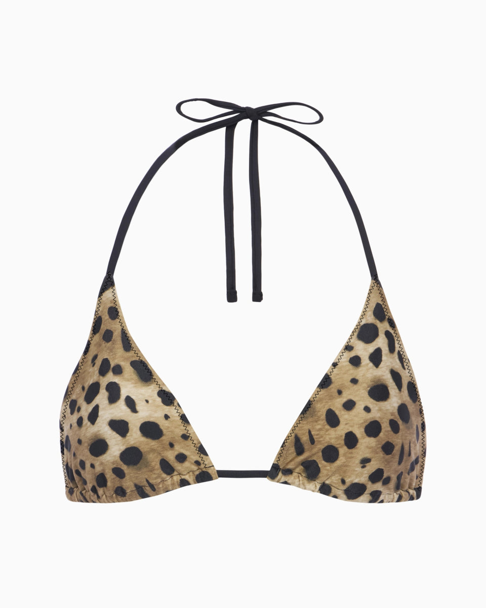 Nick Satin Top | Lacey Leopard