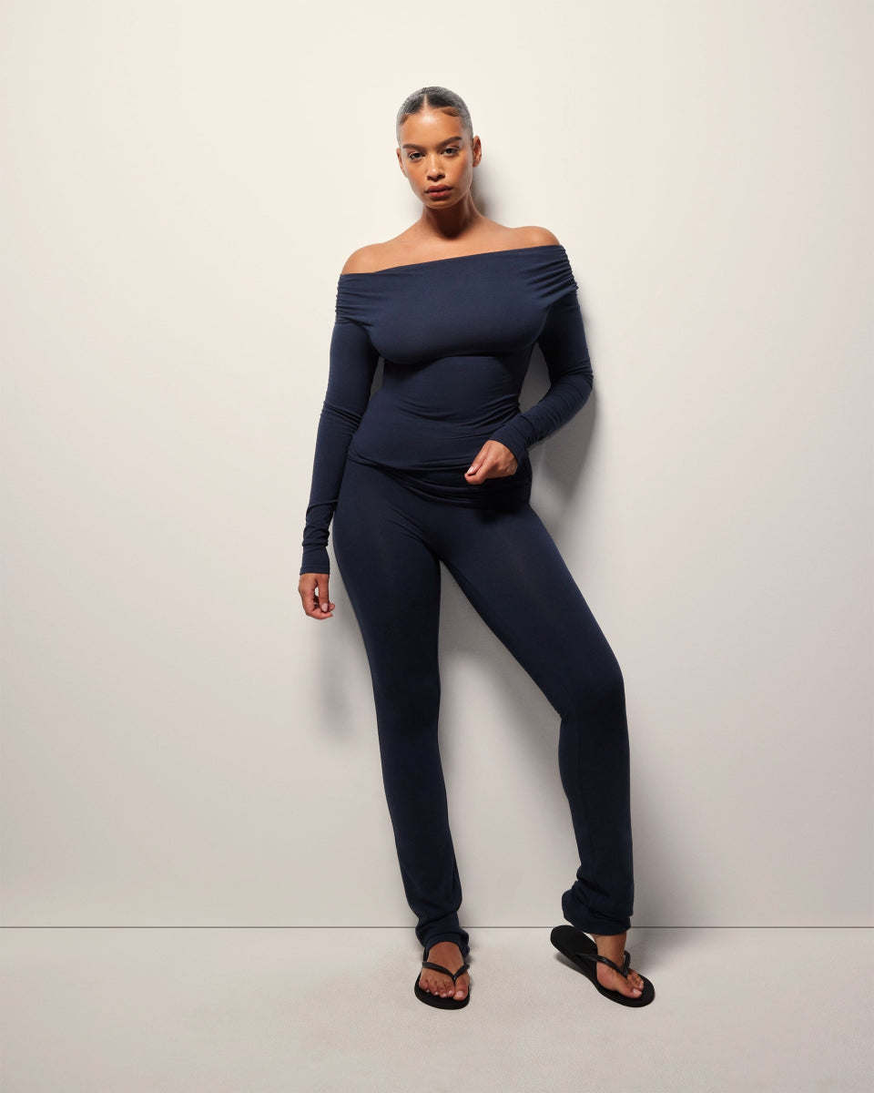 Off The Shoulder Long Sleeve | Midnight