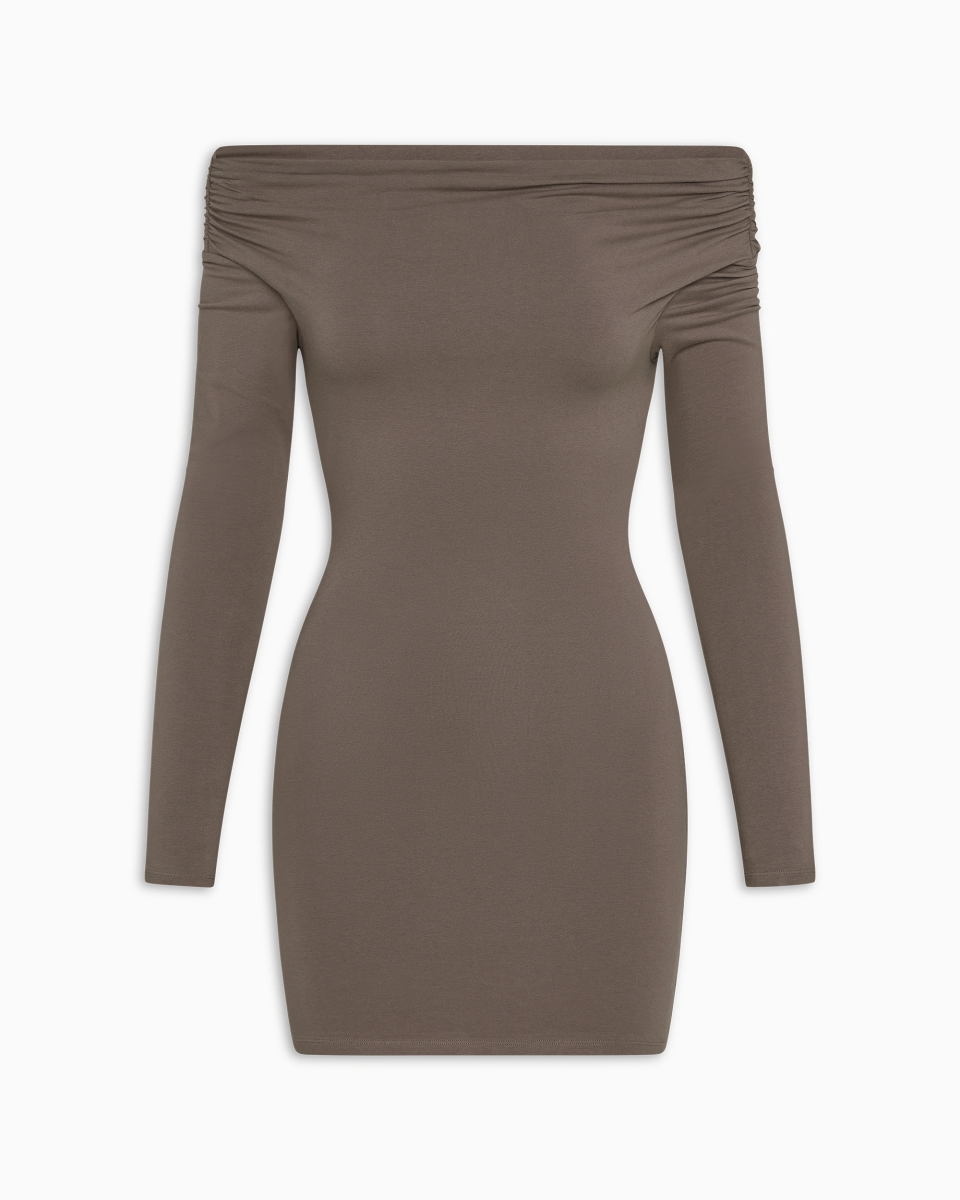 Off The Shoulder Mini Dress | Truffle