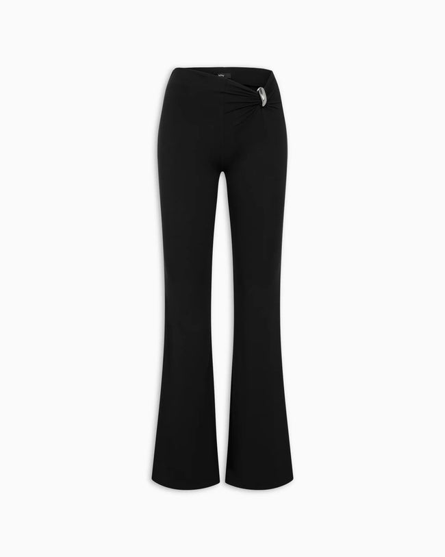 Pierced Cinch Pant | Black