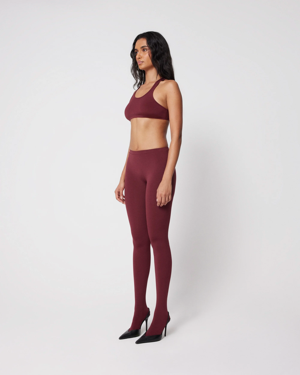 Racer Bralette | Merlot