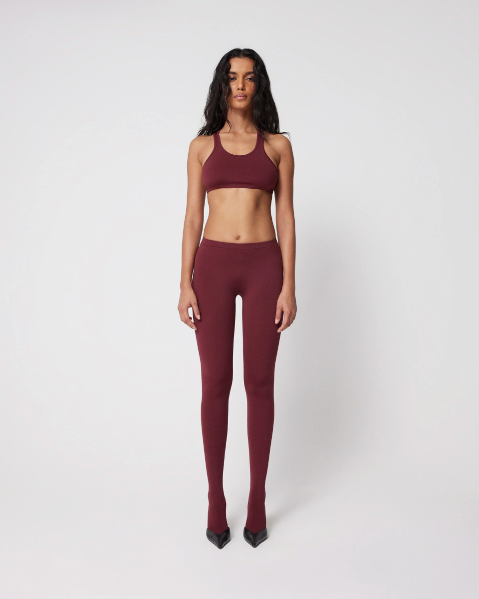 Racer Bralette | Merlot