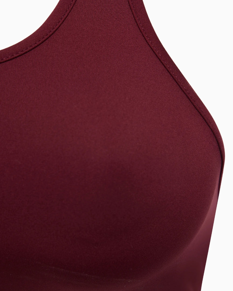 Racer Bralette | Merlot
