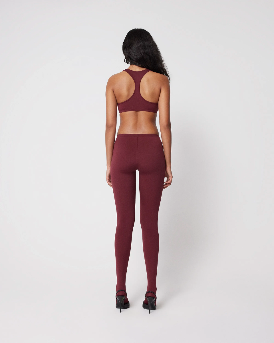Racer Bralette | Merlot