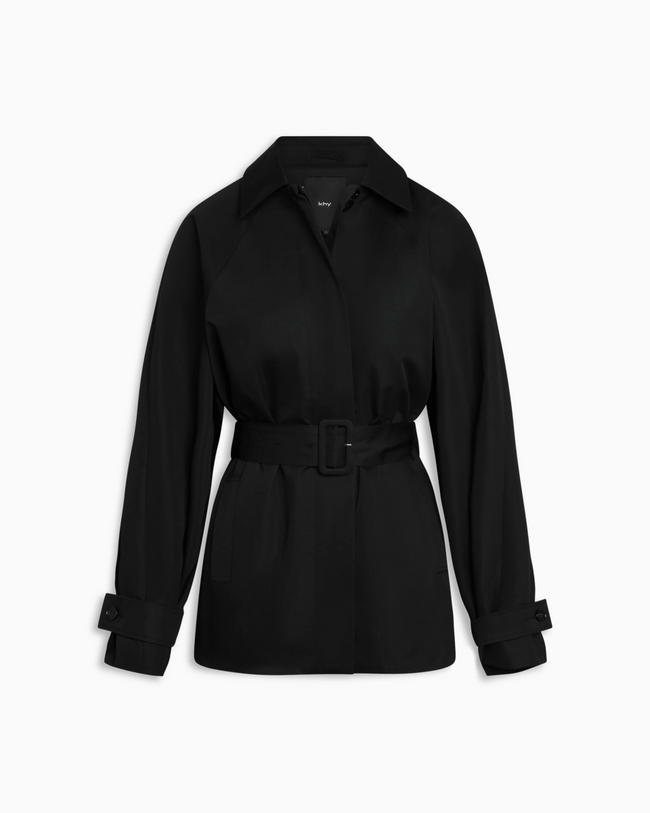 Short Trench Coat | Black