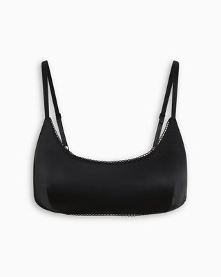 Silk Bralette | Black