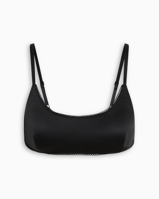 Silk Bralette | Black