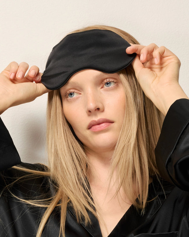 Silk Eye Mask | Black