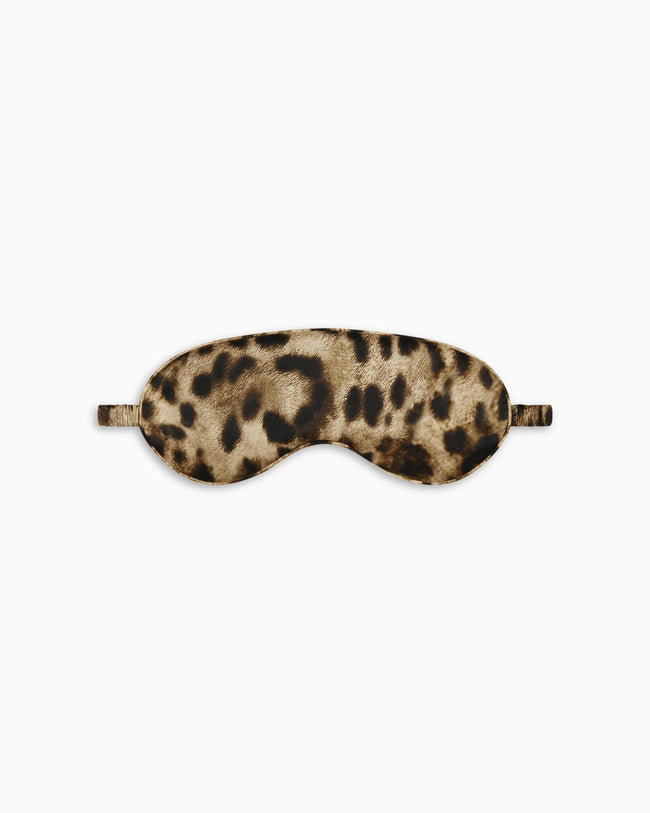 Silk Eye Mask | Leopard