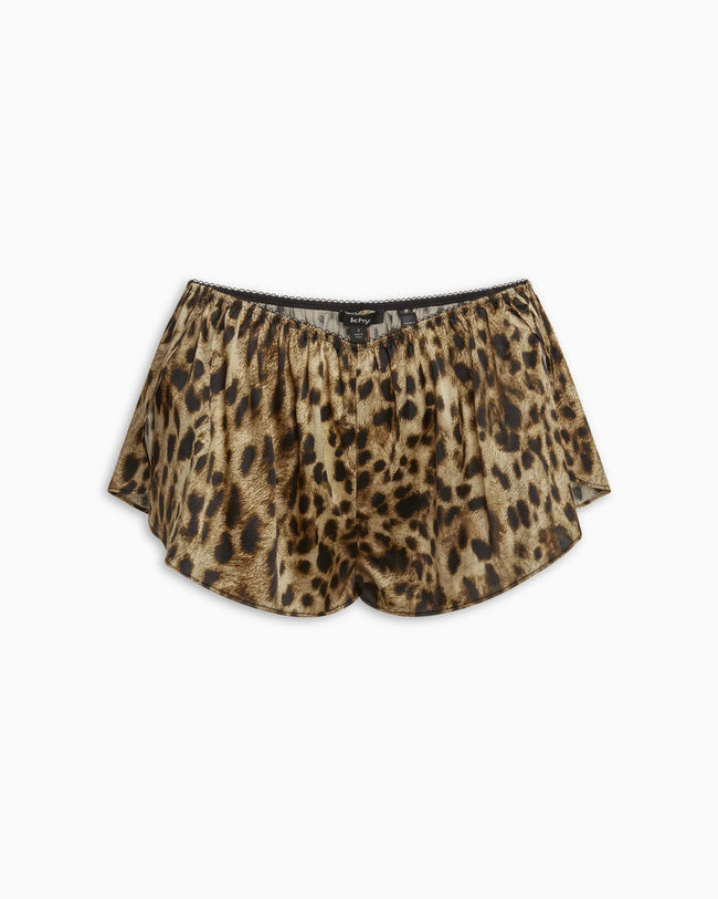 Silk Micro Short | Leopard