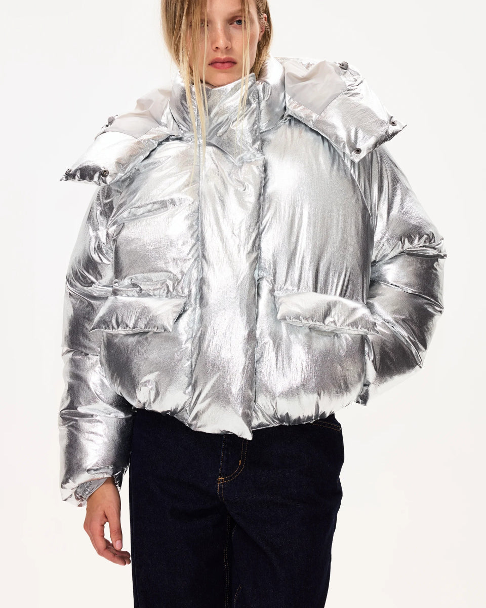 Standard Puffer Jacket | Silver