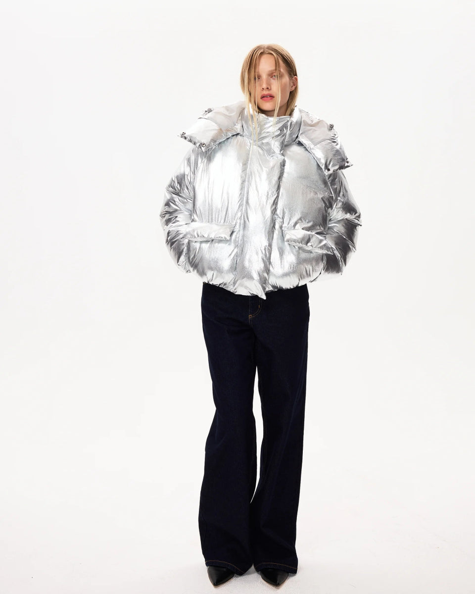 Standard Puffer Jacket | Silver
