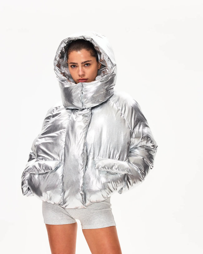 Standard Puffer Jacket | Silver