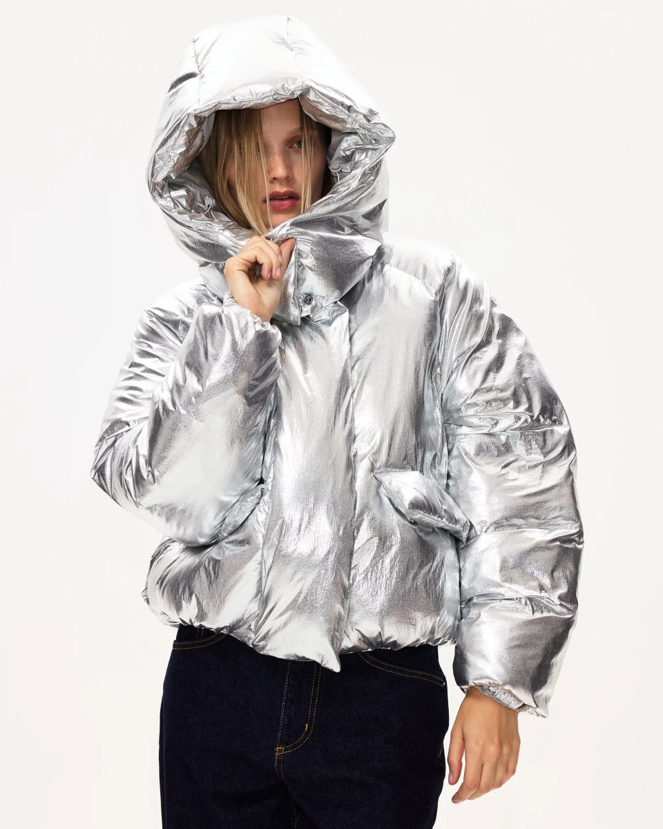 Standard Puffer Jacket | Silver