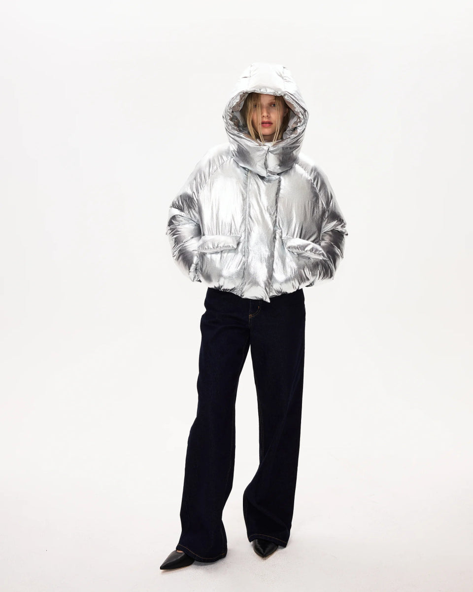 Standard Puffer Jacket | Silver