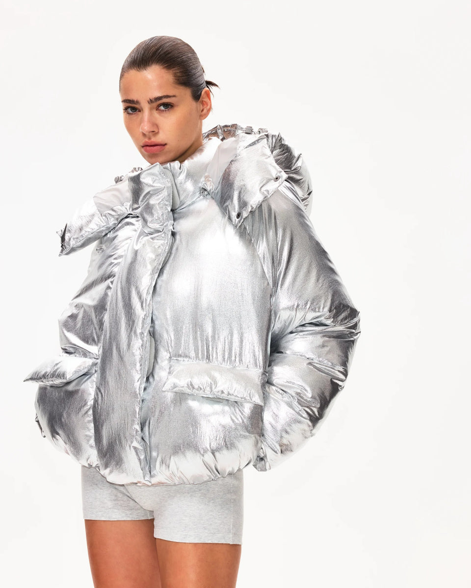 Standard Puffer Jacket | Silver