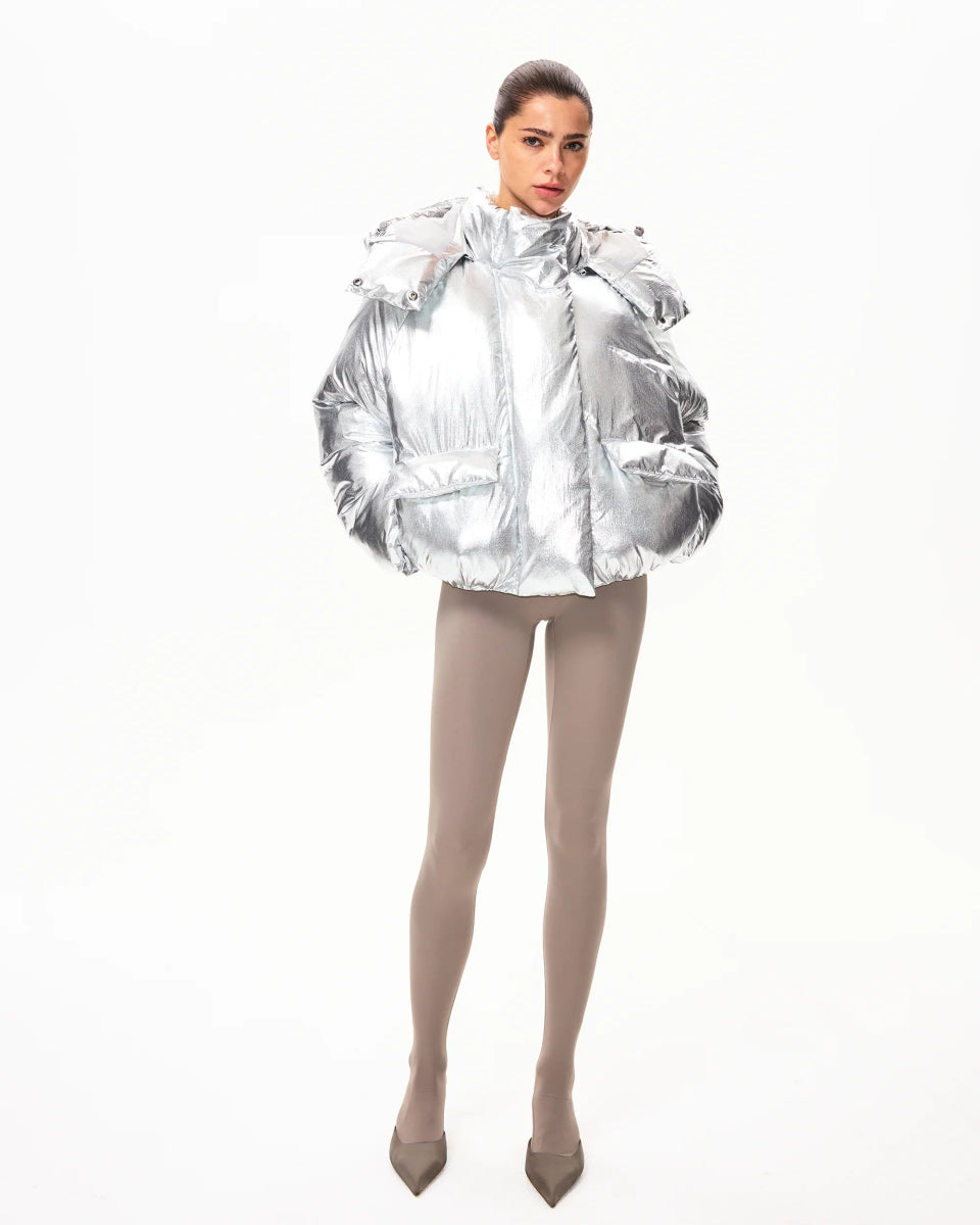 Standard Puffer Jacket | Silver