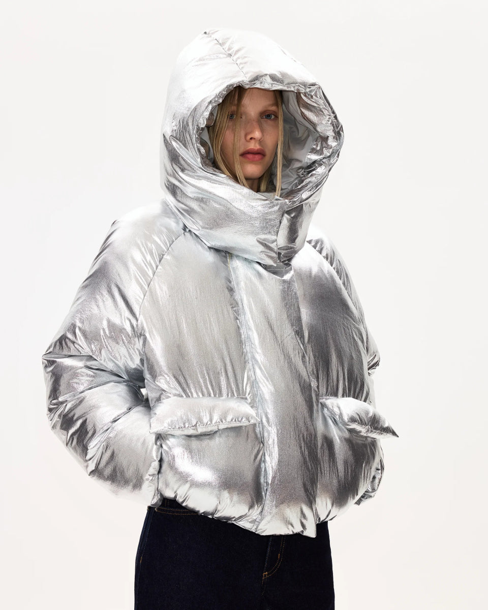Standard Puffer Jacket | Silver – Khy
