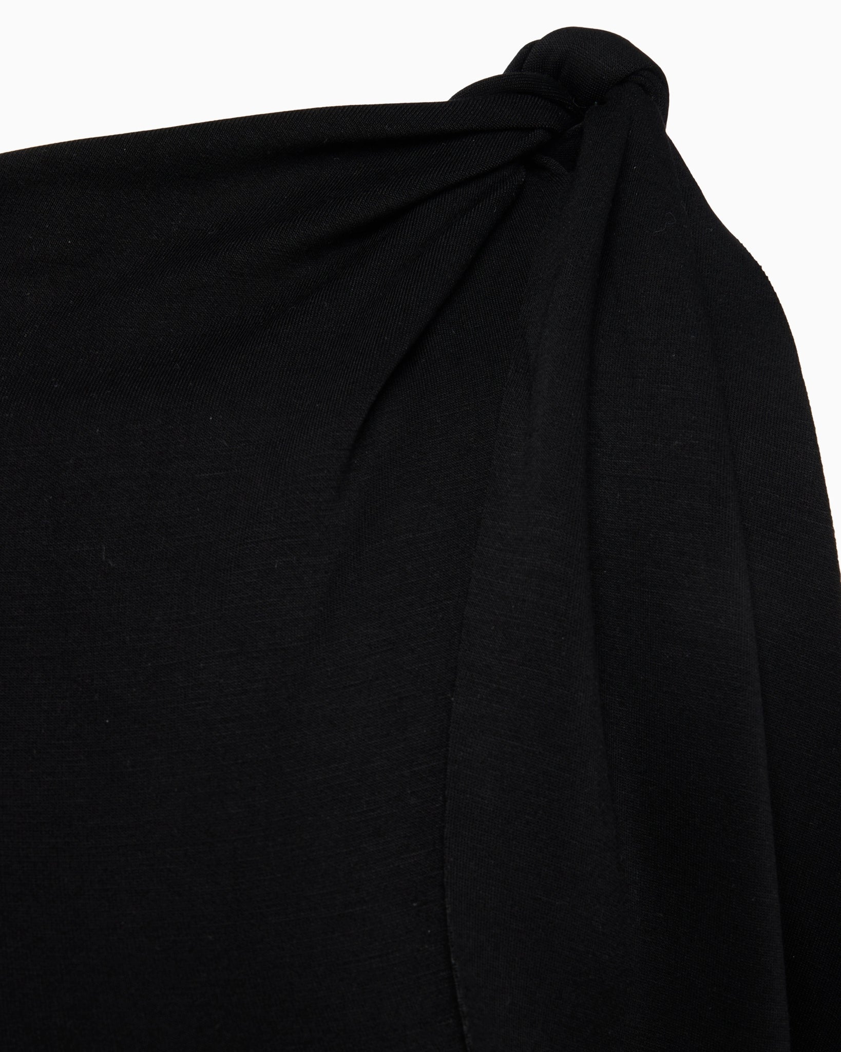 Black Sueded Stretch Knotted Maxi Dress | Khy Black Sueded Stretch Knotted Maxi Dress | Khy