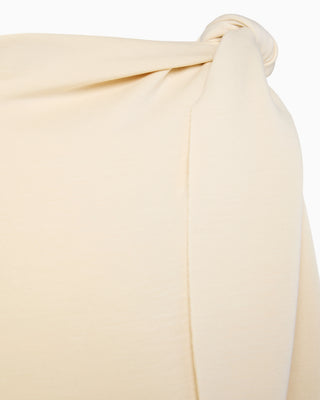 Sueded Stretch Knotted Maxi Dress | Stone