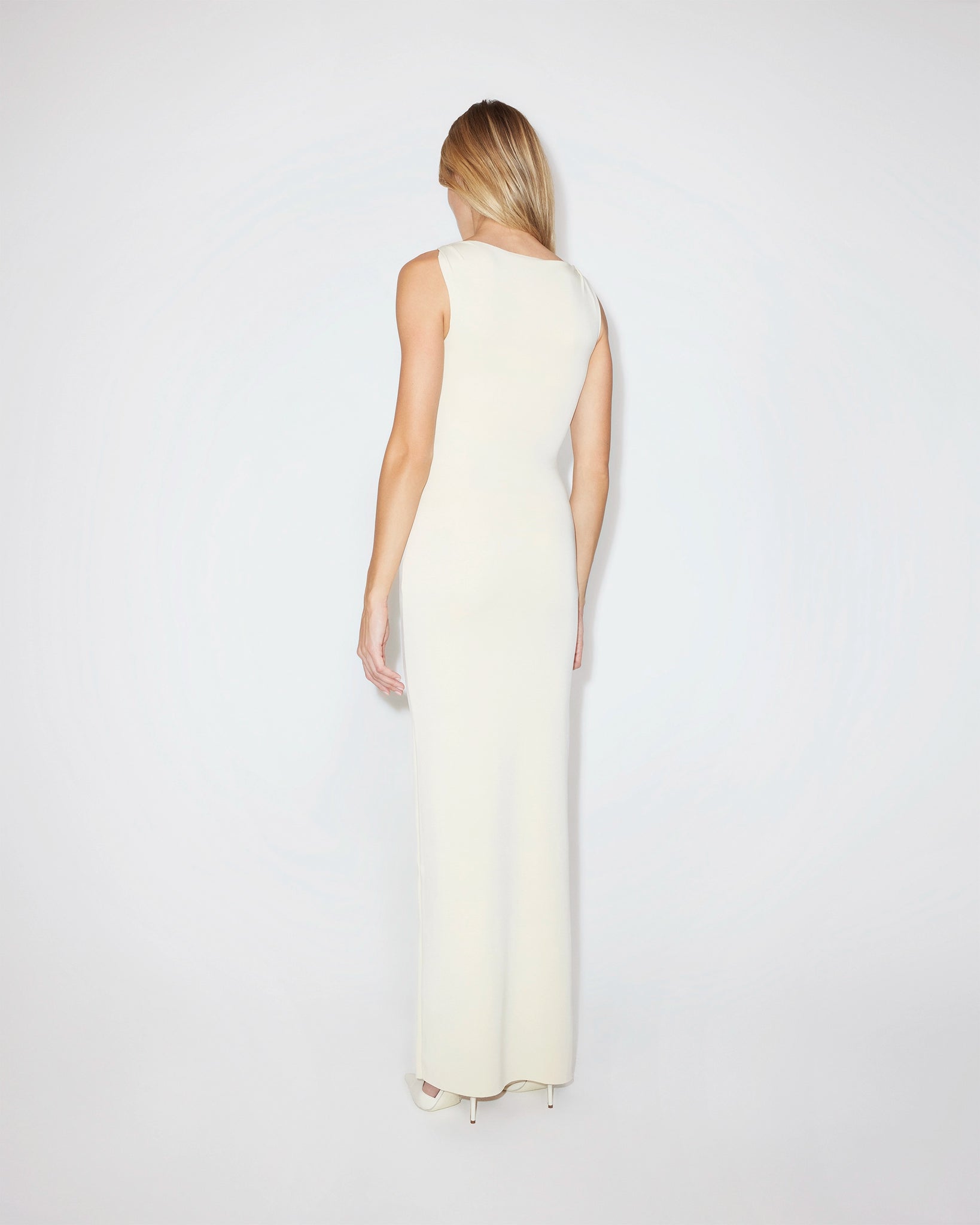 Khy: Sueded Stretch Knotted Maxi Dress Khy: Sueded Stretch Knotted Maxi Dress