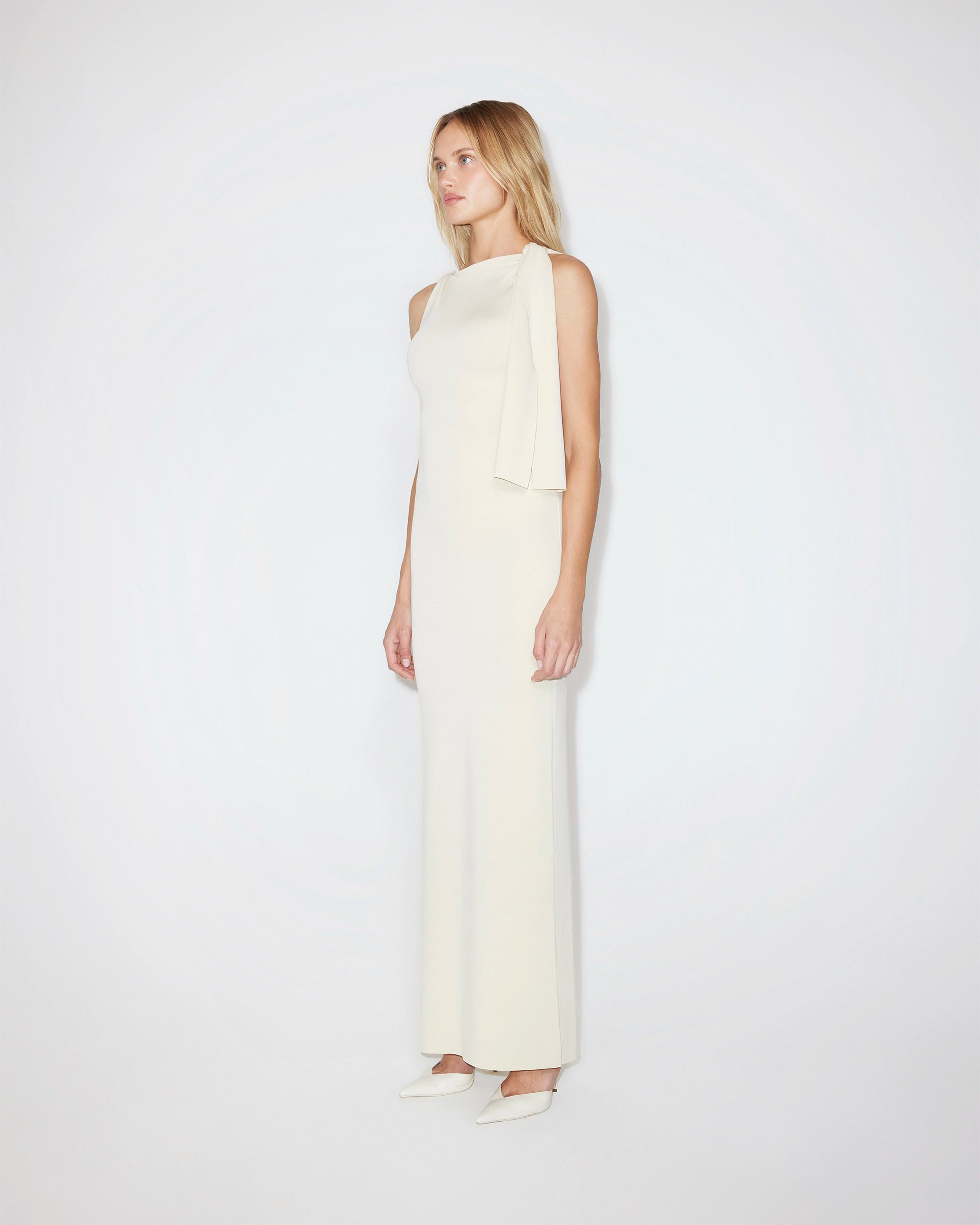 Khy: Sueded Stretch Knotted Maxi Dress