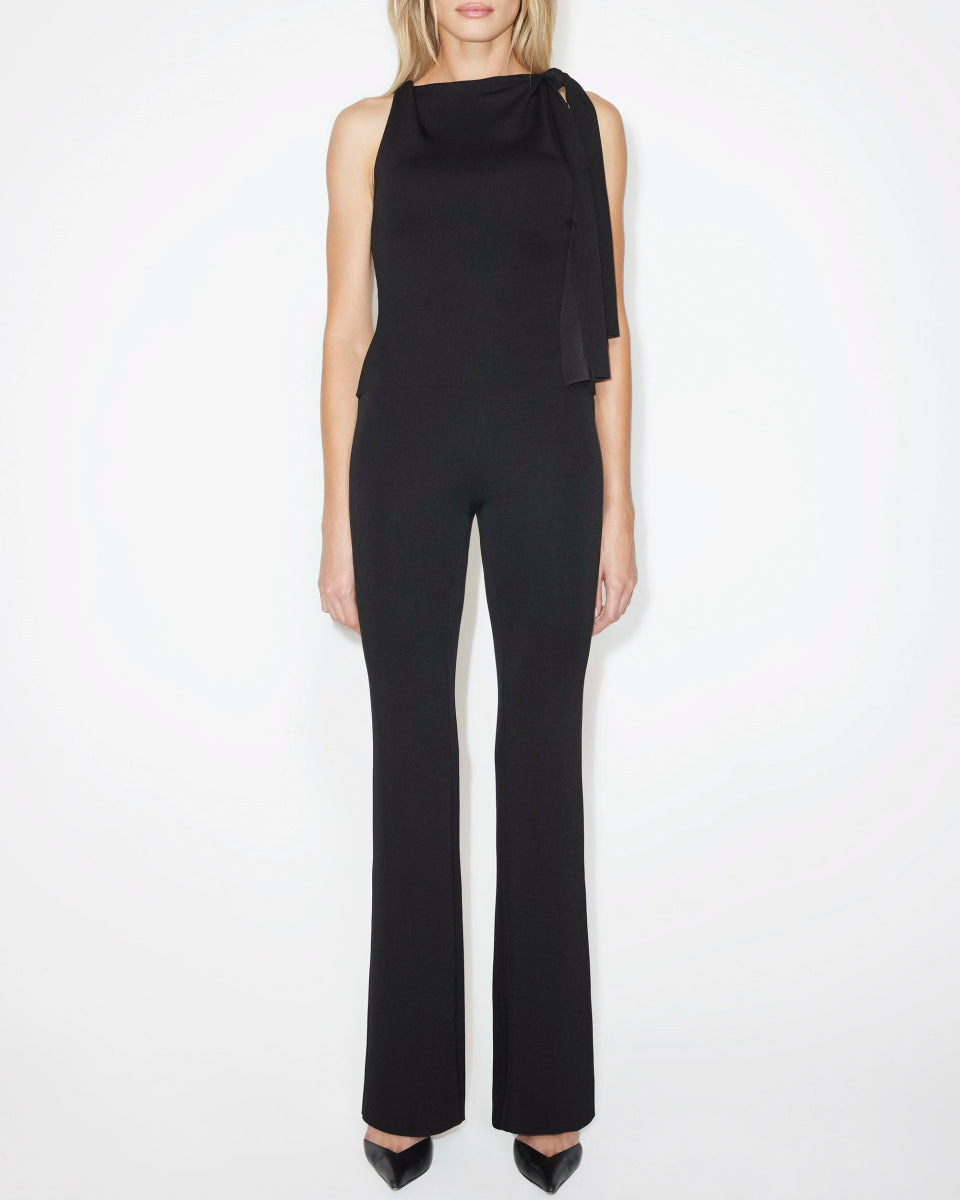 Sueded Stretch Knotted Top | Black – Khy Sueded Stretch Knotted Top | Black – Khy