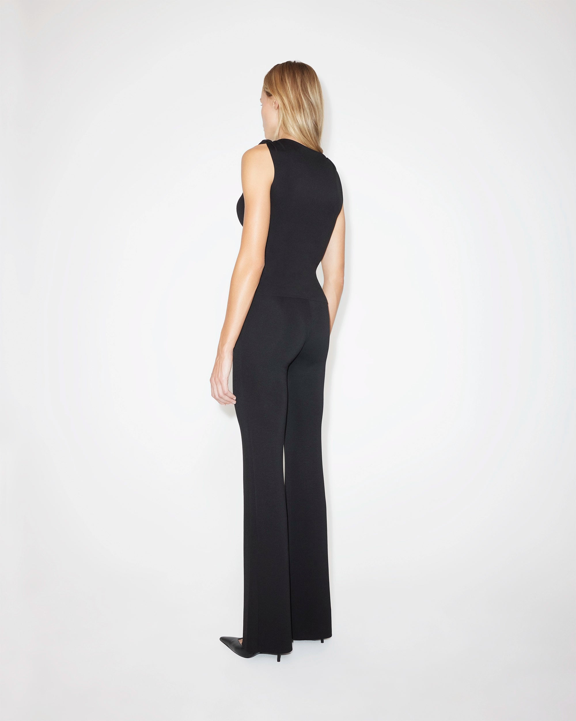 Sueded Stretch Knotted Top | Black – Khy Sueded Stretch Knotted Top | Black – Khy