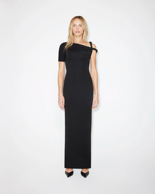 KHY by Kylie Jenner - Sueded Stretch Twist Maxi Dress