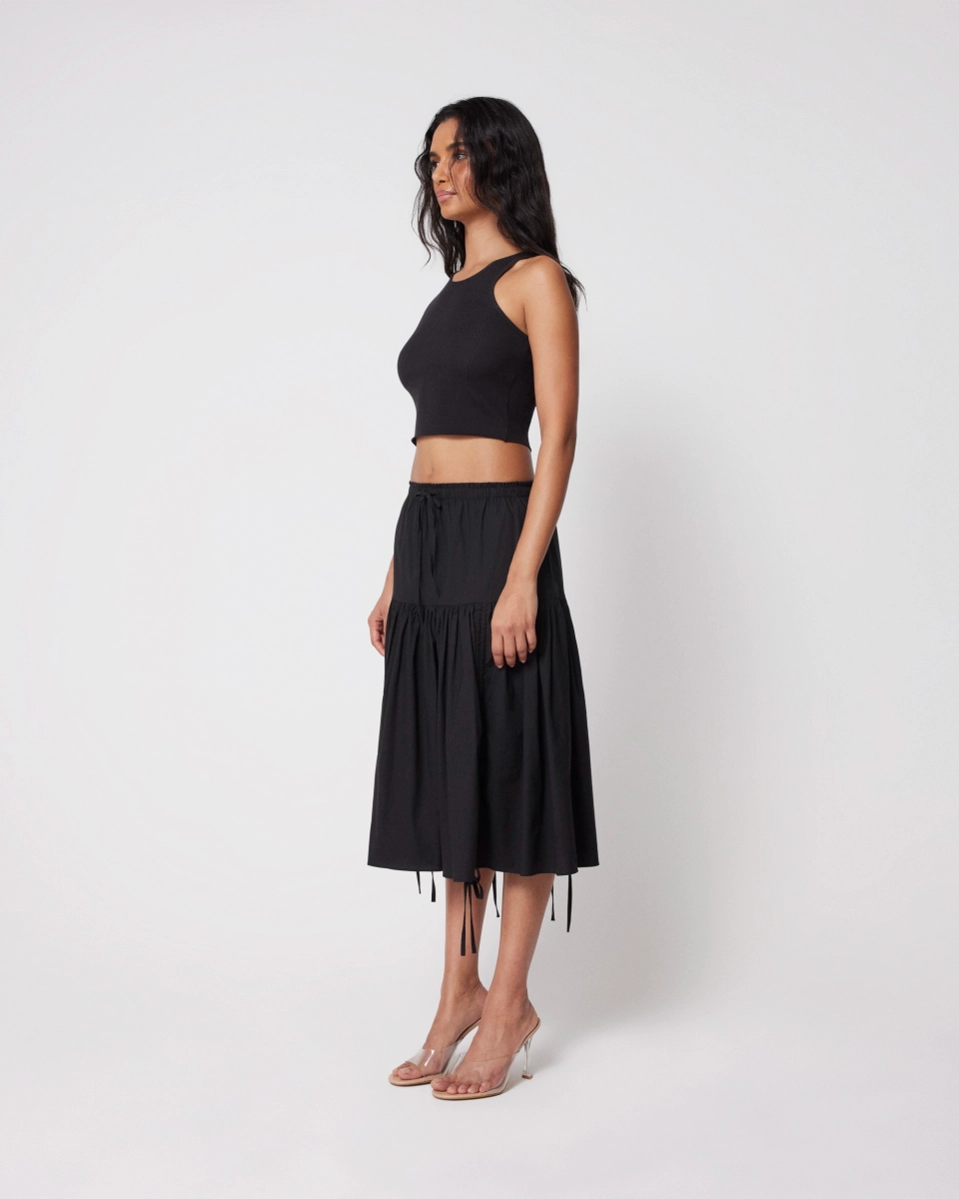 Tiered Skirt | Black