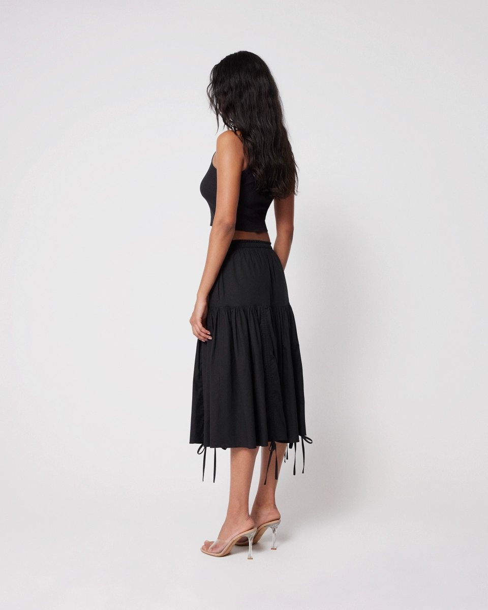 Tiered Skirt | Black