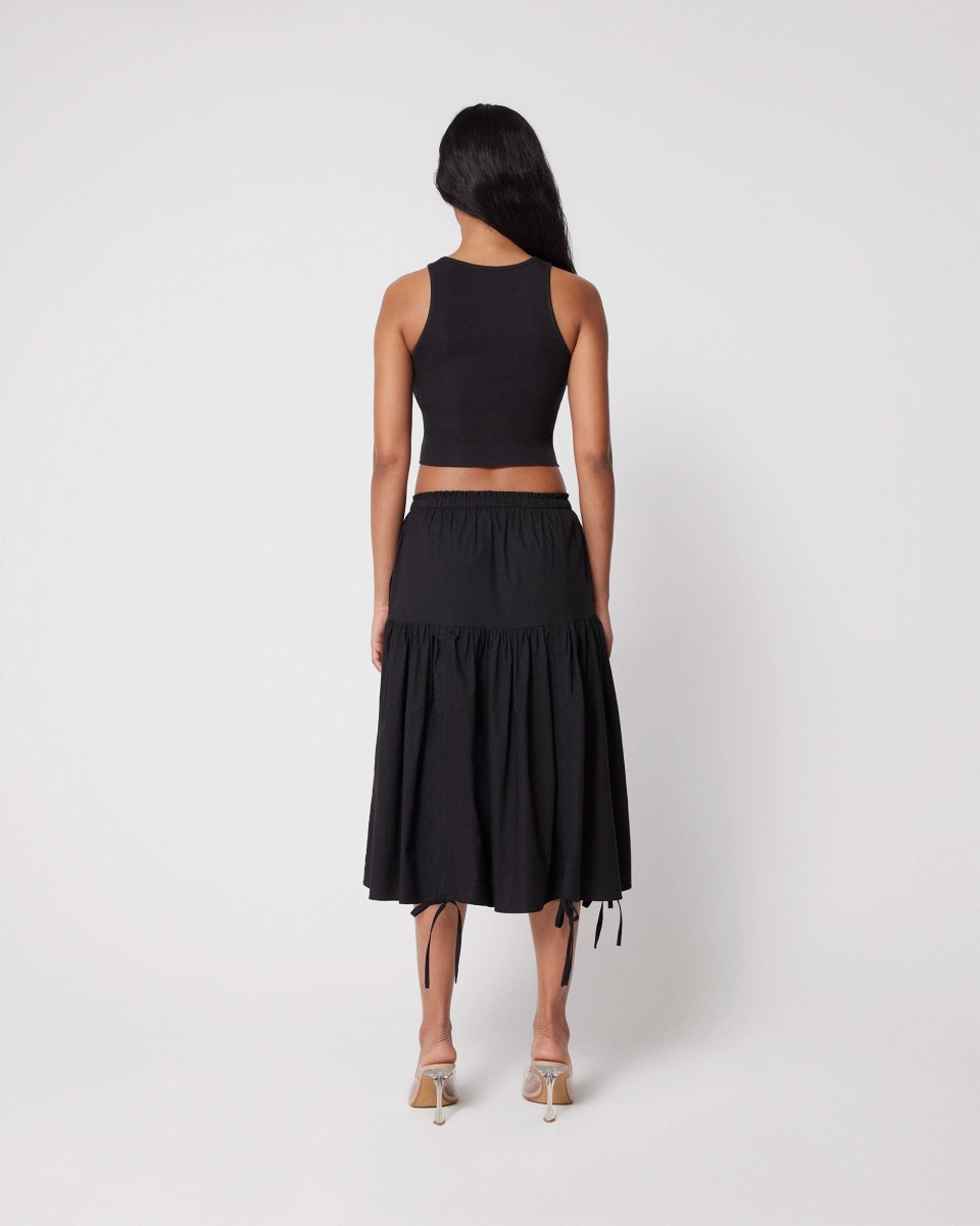 Tiered Skirt | Black