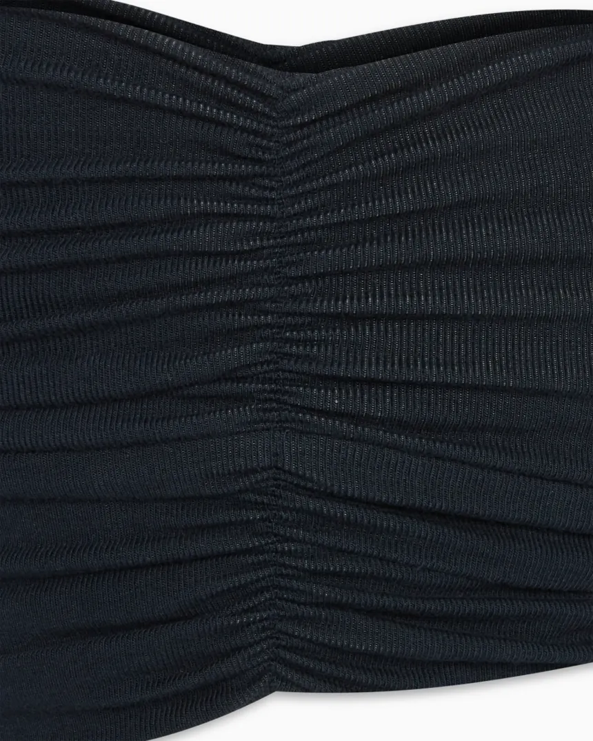 Twist Bandeau Top | Midnight