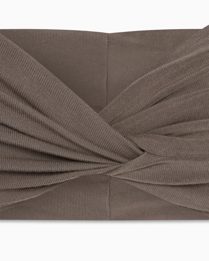 Twist Bandeau Top | Truffle