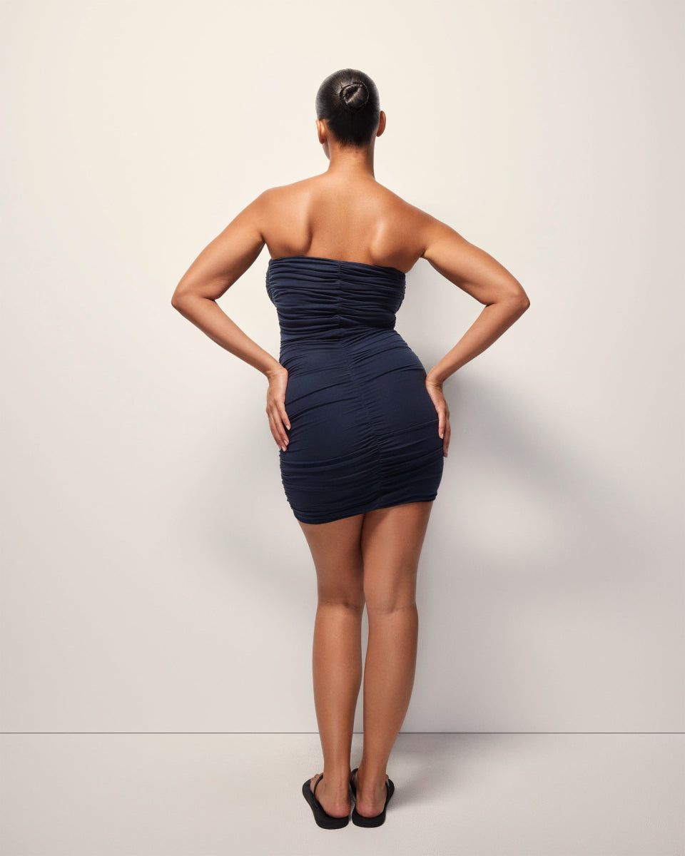 Twist Tube Mini Dress | Midnight