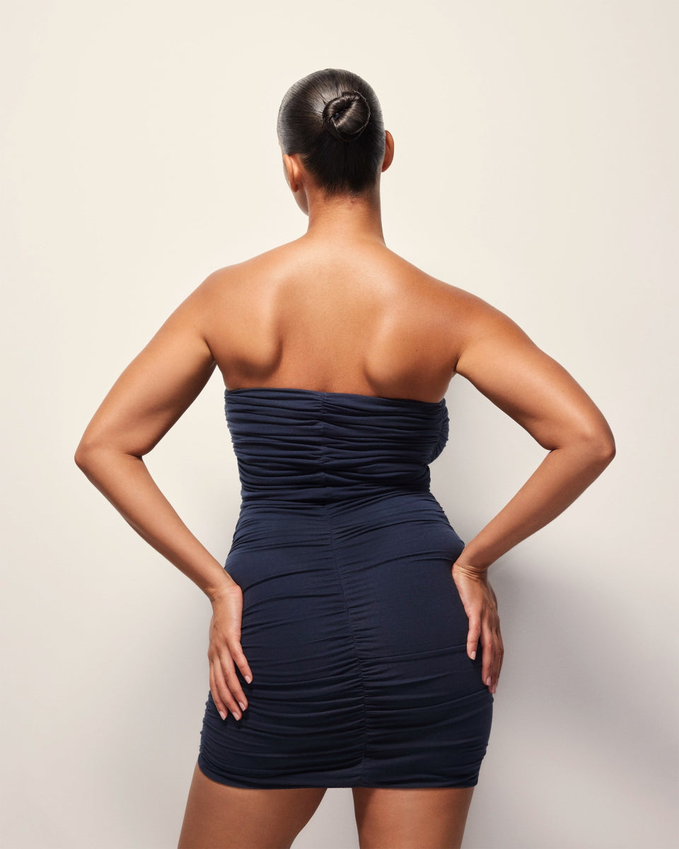 Twist Tube Mini Dress | Midnight