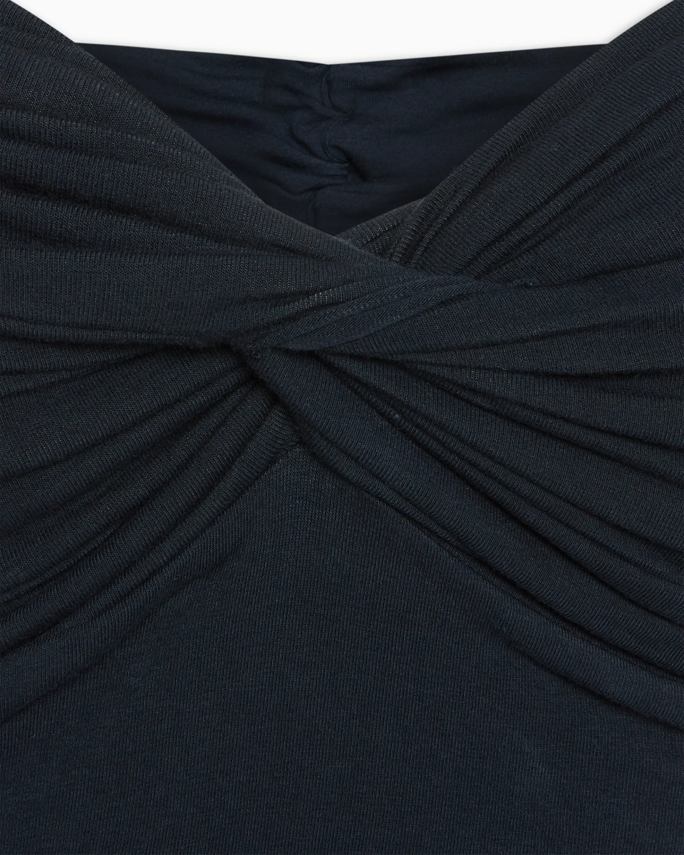 Twist Tube Mini Dress | Midnight